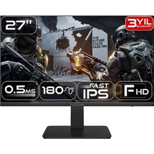 Fazeon X27F182S 27″ 180Hz 0.5ms Fast IPS Fhd Gamıng Monıtor