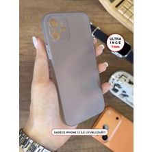 Mtl iPhone 12 Uyumlu Süper Ince Mat Ultra Thin Silikon Kılıf