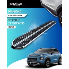Ankatech Citroen C3 Aircross Diamond Krom Yan Basamak 185 cm 2017-2024