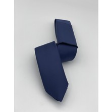 Fitmens Erkek Kravat Mendil Seti FS-001866 - Lacivert