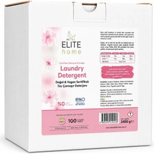 The Elite Home Doğal ve Vegan Sertifikalı Toz Çamaşır Deterjanı  ( Lavanta Yağlı ) 2400 G