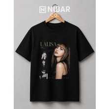 Nubarco Blackpink Lisa Baskılı Unisex Pamuklu Tişört | Premium Kumaş ve Yüksek Kalite Tasarım