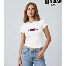 Nubarco Motivasyonel Sözler Tasarımlı %100 Pamuklu Unisex Yüksek Baskı Kaliteli Body Crop (Body Tee)