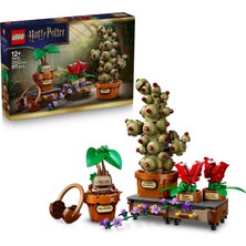 LEGO® Harry Potter™ Hogwarts™ Bitkibilim Bitkileri 76474 - 12 Yaş ve Üzeri için 3 Bitki İçeren Oyuncak Yapım Seti (817 Parça)