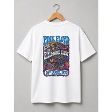 Nubarco Özel Pink Floyd Tasarımlı Unisex Premium Kumaş Relaxed T-Shirt