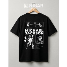 Nubarco Pop'un Kralı Michael Jackson Özel Tasarım Premium Kalite Pamuklu Unisex Tişört