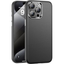 Yesido iPhone 15 Pro Max ile Uyumlu PC09 Elegance Deri Magneticsafe Kapak - Siyah