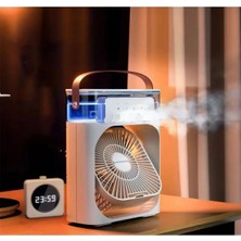 TKÇ 600 ml Kapasiteli Ultrasonik Hava Nemlendirici ve Aromaterapi Difüzörü, Rgb Aydınlatmalı Beyaz