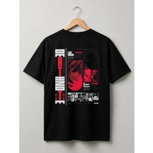 Nubarco Premium Pamuklu Death Note Anime Tasarımlı Unisex Günlük T-Shirt
