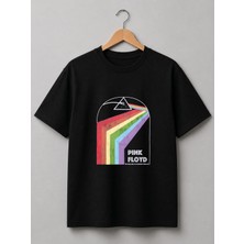 Nubarco Özel Pink Floyd Tasarımlı Unisex Premium Kumaş Relaxed T-Shirt