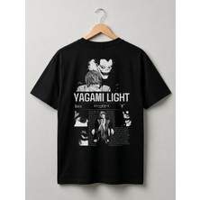 Nubarco Premium Pamuklu Death Note Anime Tasarımlı Unisex Günlük T-Shirt