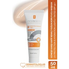 Mineaderm UV Protection & Hydration Lightly Tinted SPF 50+ 50 ml- Nemlendirici Renkli Yüz Güneş Kremi, Tüm Cilt Tipleri İçin