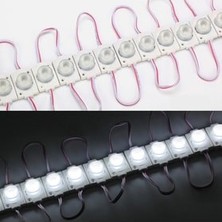 Balp LED Modül Beyaz Tekli LED Mercekli 12V Dc 1,5W Ip 65 5 Adet