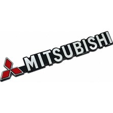 İdeal Aksesuar Mitsubishi Abs Krom Bagaj Yazı Arma Logo Car Truank Lettering
