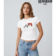 Nubarco Motivasyonel Sözler Tasarımlı %100 Pamuklu Unisex Yüksek Baskı Kaliteli Body Crop (Body Tee)