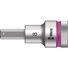 Wera 8740 C Hf Altıgen Uçlu Zyklop Lokma Bits, 1/2" Soketli, Tutma Fonksiyonlu, 8 x 60 mm