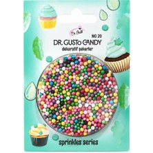 Dr. Gusto 2 mm Candy Karışık Renkli Boncuk Pasta Süsleme Şekeri
