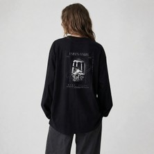 Nubarco Barok Tasarım Özel Desenli Premium Unisex Pamuklu Uzun Kollu Tişört