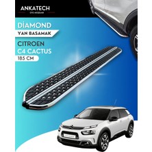 Ankatech Citroen C4 Cactus Diamond Krom Yan Basamak 185 cm 2014 Üzeri