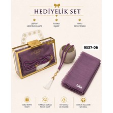 Sedef Hediyelik Çantalı Set Eşarp Tesbih