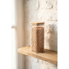 Acar Purewood Cam Kavanoz - 20 cm