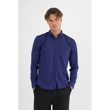 Redline Flex Slim Fit Yumuşak Kolay Ütü Nefes Alan Erkek Gömlek