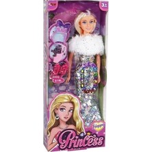 Renklime SH40688 Kut.princess Pullu Kıyafet Bebek -Zrv