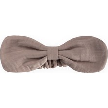 Cigit Müslin Lastikli Fiyok Bandana Vizon
