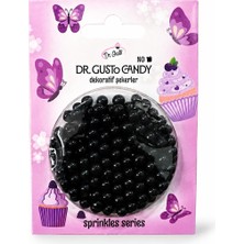 Dr. Gusto 4 mm Siyah Boncuk Pasta Süsleme Şekeri