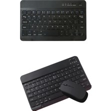 Renklime Bluetooth Klavye Mouse Seti Taşınabilir Wireless Bilgisayar Aksesuarı