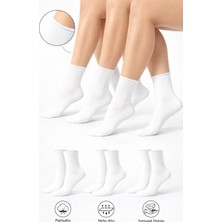 Ducks Socks Pamuk Kadın Lastiksiz Soket Dikişsiz Premium Çorap 3'lü Paket / Iz Bırakmaz / Sıkmayan Çorap