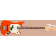 Fender Player Iı Mustang Bass Pj Gülağacı Klavye Rallye Orange Bas Gitar