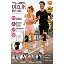 bgvibe Sporcu Dizliği Ayarlanabilir Patella Destekli Dizlik Çapraz Bağ Menisküs Diz Bandajı Knee Brace