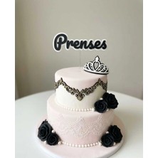 Lucien Vela 2 Adet Sevgilim Yazılı Pasta Süsü Cake Topper Seti - Yıl Dönümü ve Sevgililer Günü Dekoru