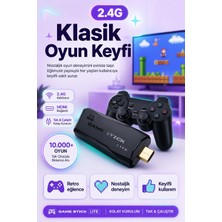 Renklime Çift Kollu Kablosuz Oyun Konsolu Tv Bağlantılı Klasik Oyunlar Için Pratik Set