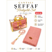 Sedef Çantalı Eşarp Tesbih Set