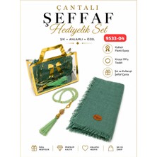 Sedef Çantalı Eşarp Tesbih Set