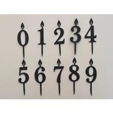 Lucien Vela 2 Adet Prens Yazılı Pasta Süsü Cake Topper - Kişiye Özel Renk Seçenekli Pasta Dekoru - Siyah/beyaz