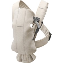 Babybjörn Kanguru Mini 3D Jersey Light Beige + Mama Önlüğü Hediyeli