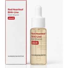 Sungboon Editor Sungboon Red Heartleaf Bha-Lino Ampul - Dengeleyici Ampul