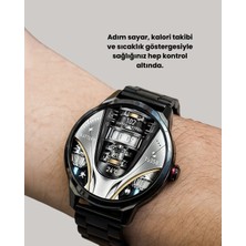 Teknodayım Şık Metal Kasa ve Değiştirilebilir Kordonlarla SW80  Yeni Nesil
