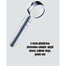 Mey Ithalat® 360° Ayarlanabilir Çok Fonksiyonlu Duş Başlığı