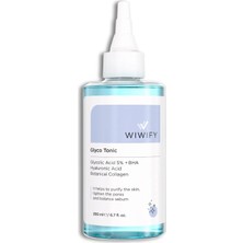 Wiwify Arındırıcı Cilt Komedon Siyah Nokta Tonik (Glycolic Acid 5% Aha Bha)