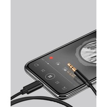 Mey Ithalat® Lightning To 3.5mm Aux Ses Dönüştürücü Kablo 1 Metre Stereo Uyumlu