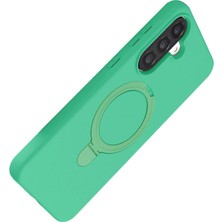 Etorva Store Samsung Galaxy A17 5g Regal Magsafe Standlı Kapak - Yeşil