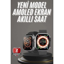 Etorva Store Akıllı Saat Kordon Hediyeli Güçlü Batarya Kapasiteli Titreşimli Bildirim Görme Unisex