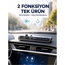 Etorva Store LED Işıklı Araç Ön Cam Telefon Numarası Gösterme Aparatı + 3 Seviyeli Hava Nemlendirici Yeni