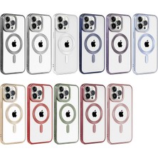 Etorva Store Apple Iphone 15 Pro Kılıf Kronos Magsafe Kapak - Lacivert
