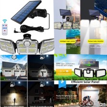 Etorva Store Solar Panelli Uzaktan Kumandalı 122 LED Bahçe Aydınlatması