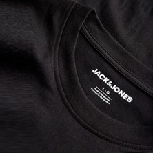 Jack & Jones Erkek Gögüs Baskili Bisiklet Yaka Tisört - Tom